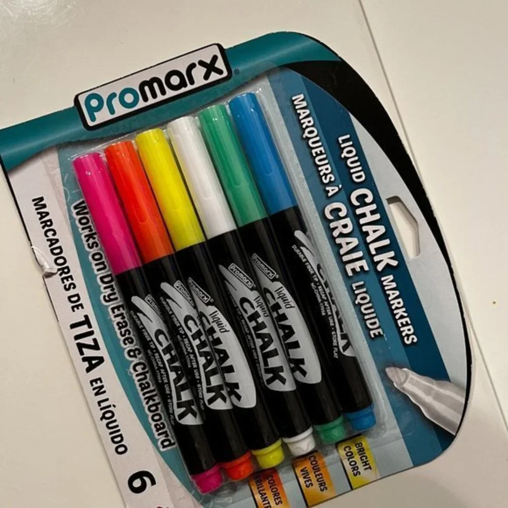 FREE with‎ any purchase - Liquid Chalk Markers - Set of 6